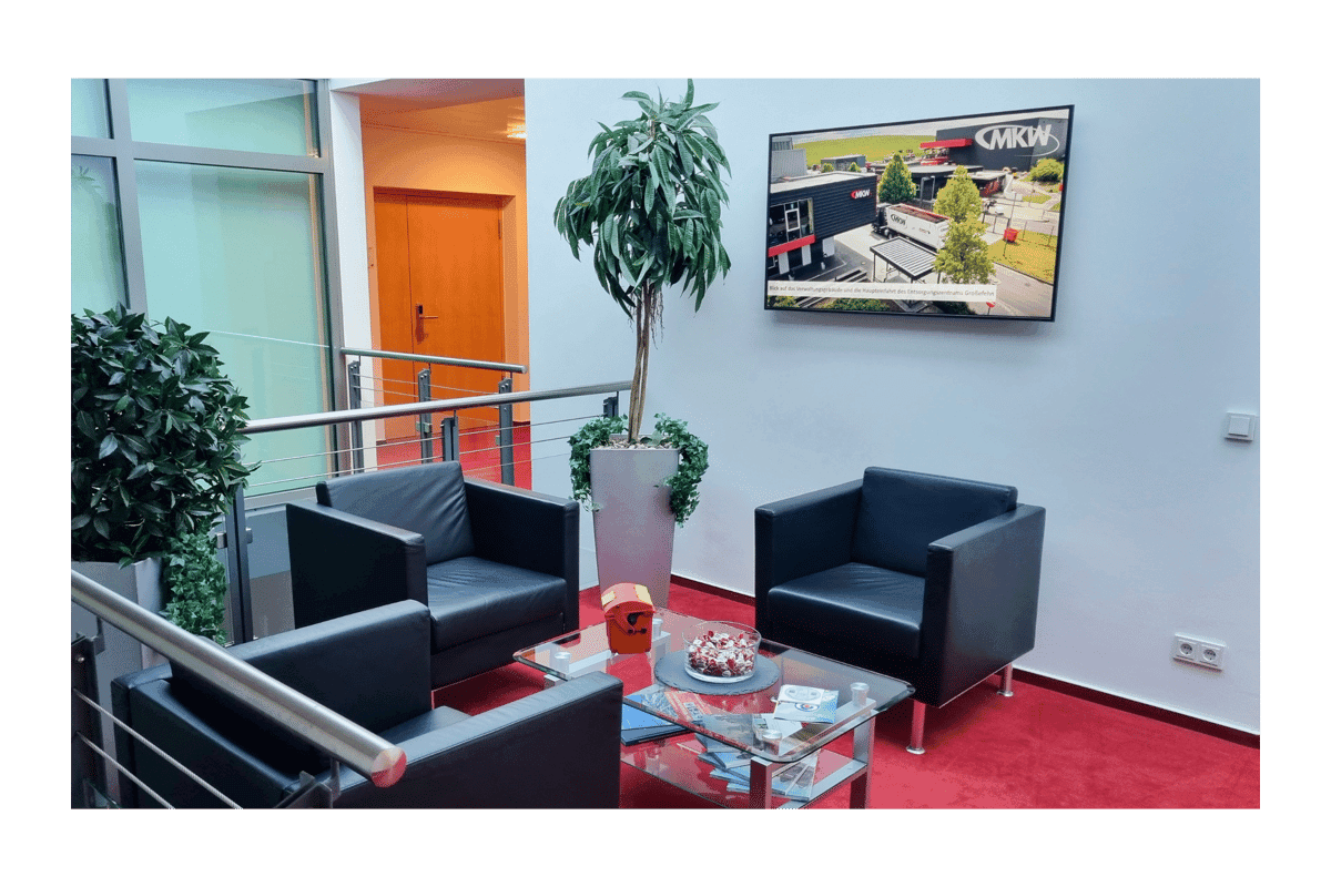 Digital Signage in Mitarbeiterbereichen